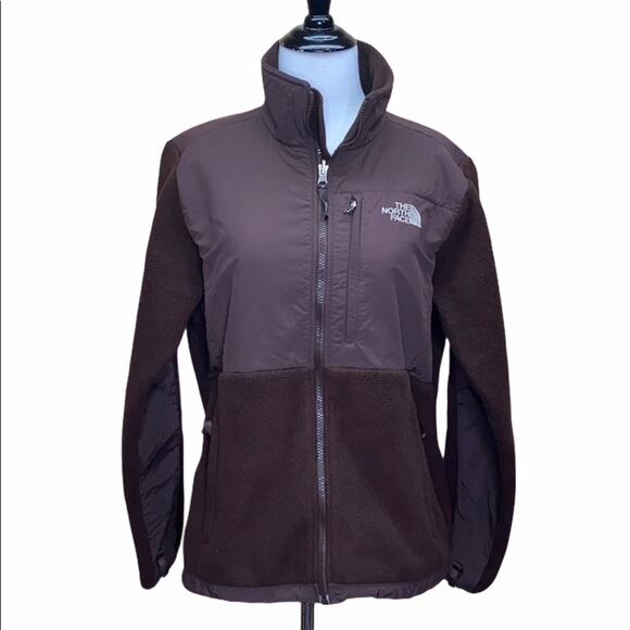 The North Face Polartec Brown Fleece Zip Up Medium - Picture 1 of 11